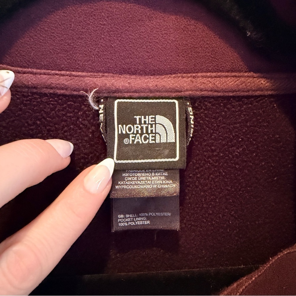 The North Face Avery Purple Plum Women's Full Zip Fleece Long Sleeve Jacket XS - Picture 5 of 10